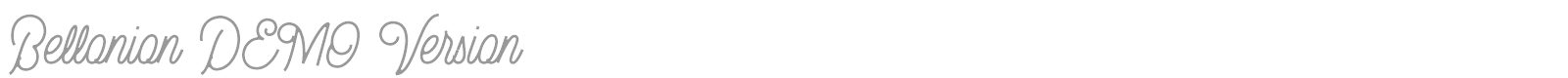 Bellonion font preview